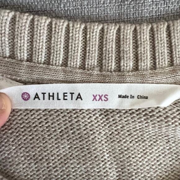Athleta Merino Wool Nopa Side Lace Up Oversized Sweater - Picture 4 of 5